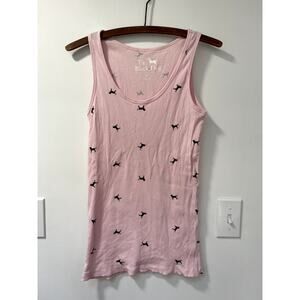The Black Dog vintage pink tank top size L
